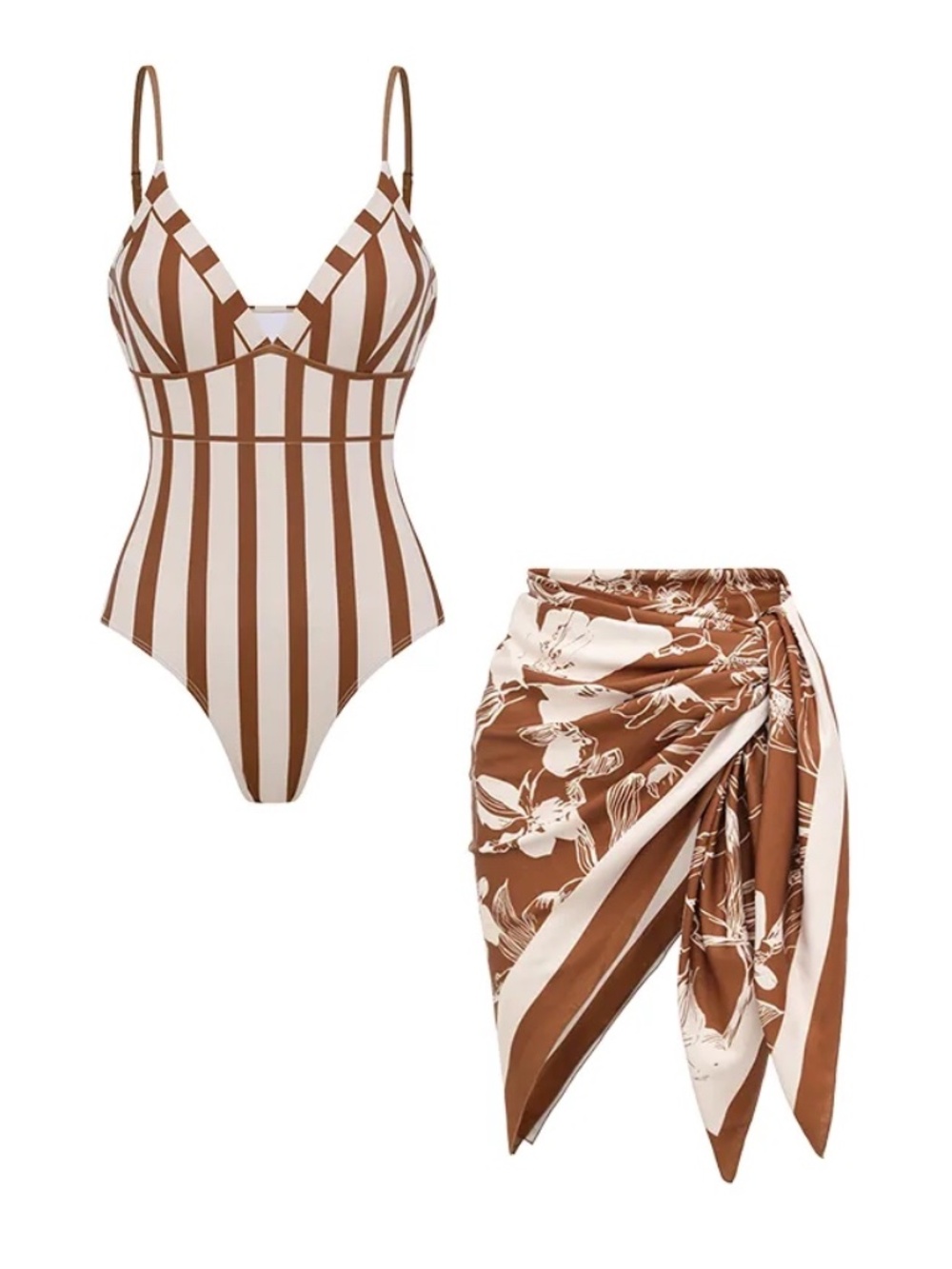 Two Piece Swimwear Set (Size L)